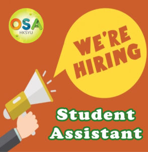 OSA – Part-time Student Assistant