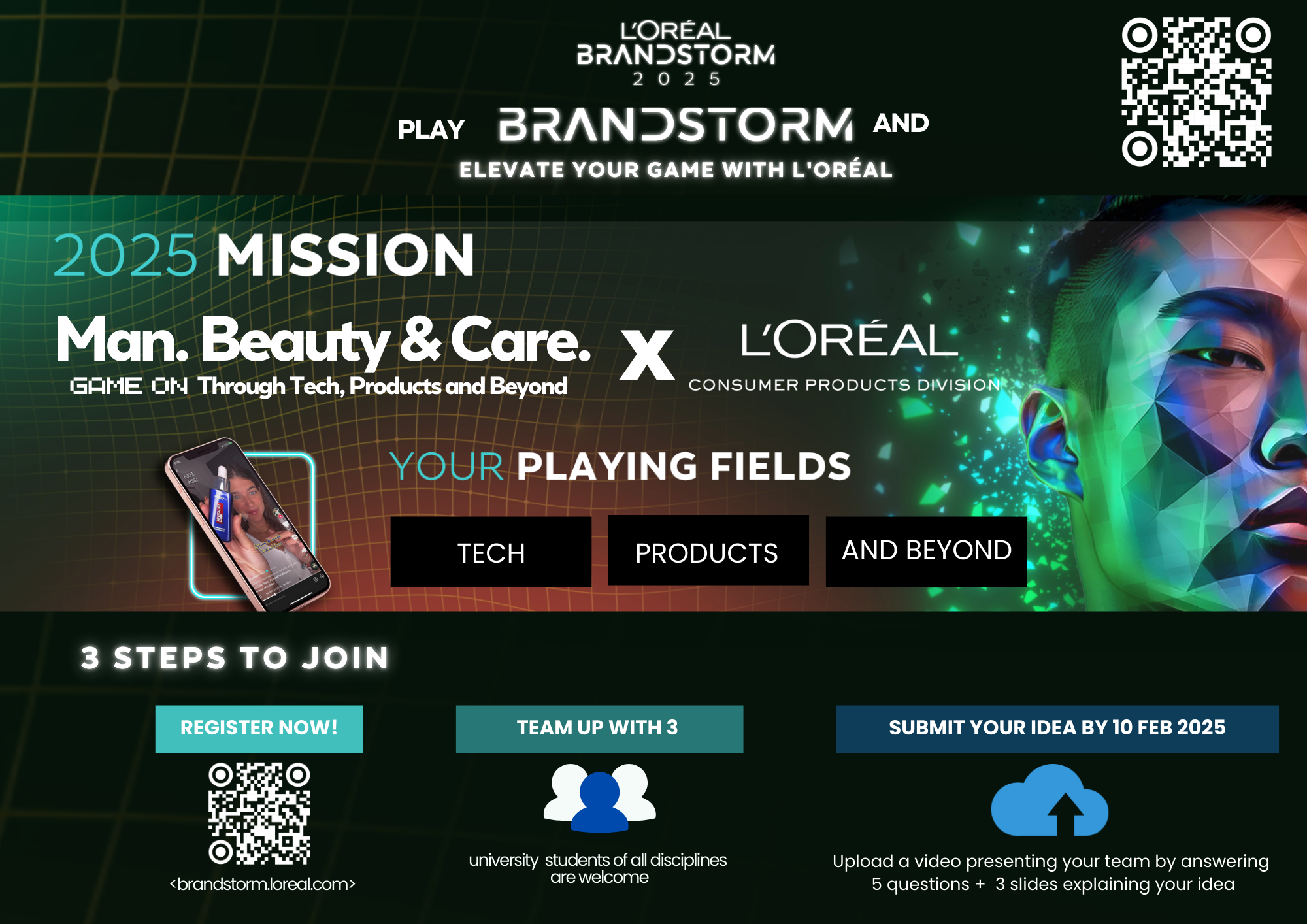 L’Oréal Annual Innovation Competition, Brandstorm 2025