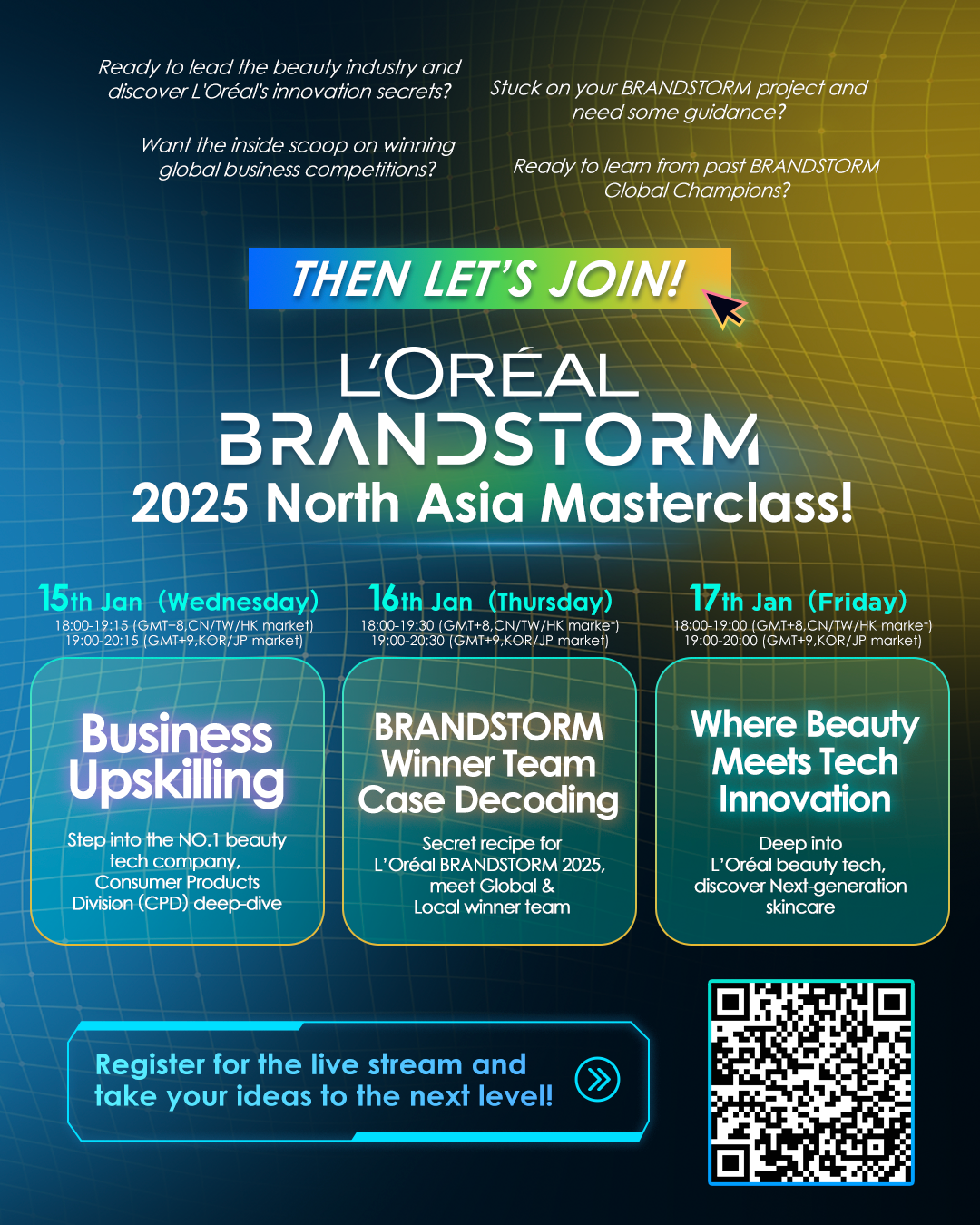 L’Oréal BRANDSTORM 2025 North Asia Masterclass