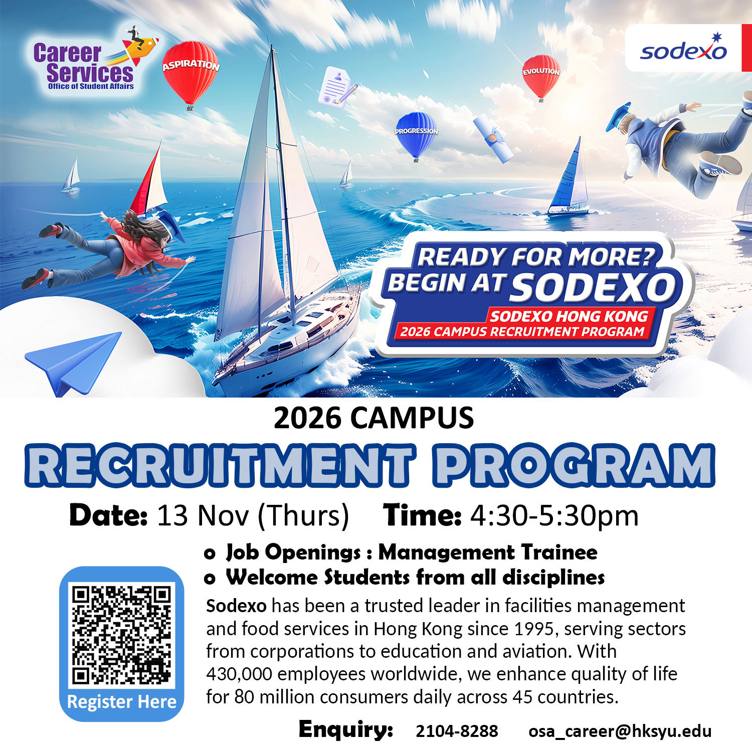 Sodexo: 2026 Campus Recruitment Program