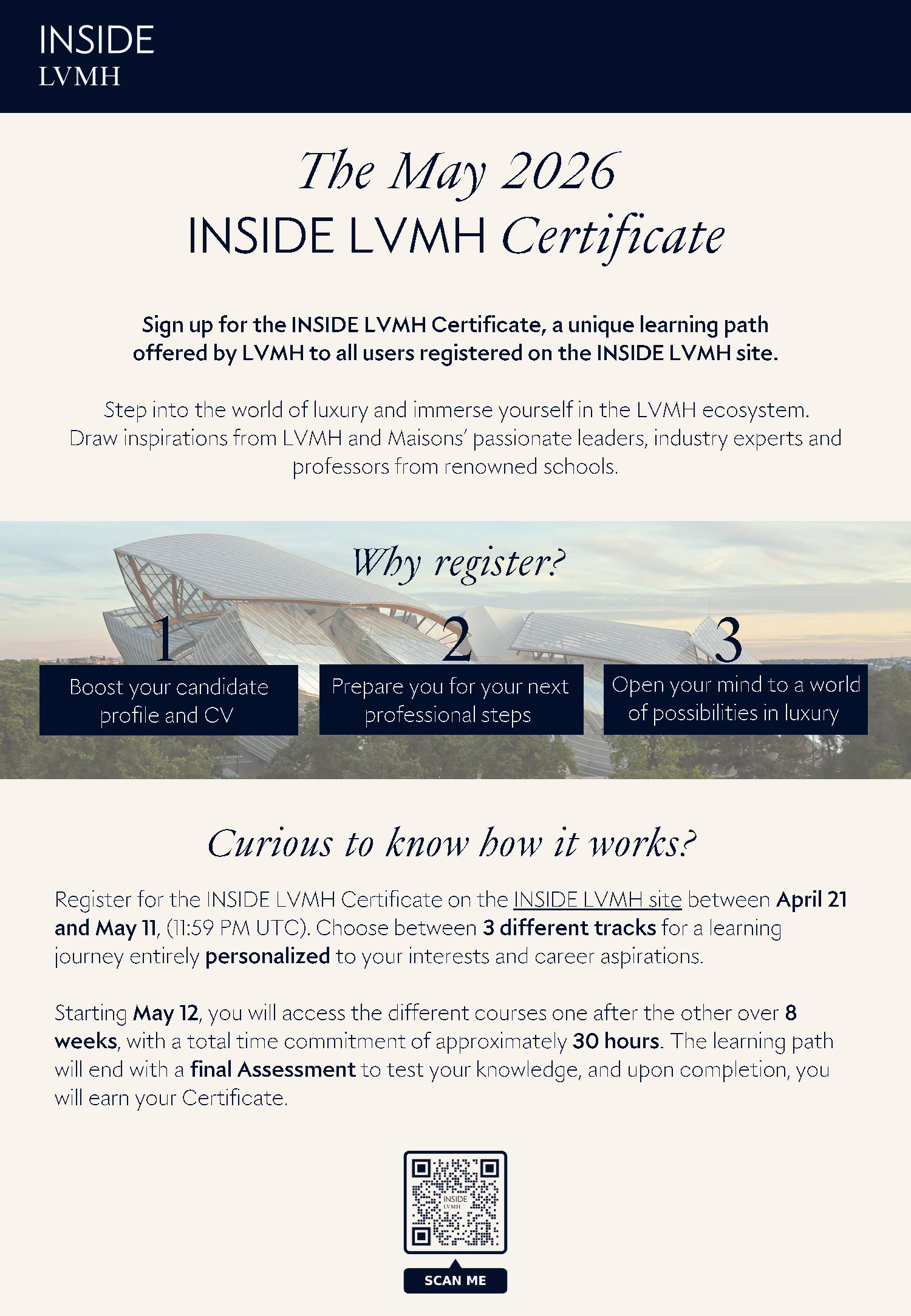 INSIDE LVMH Certificate 2026