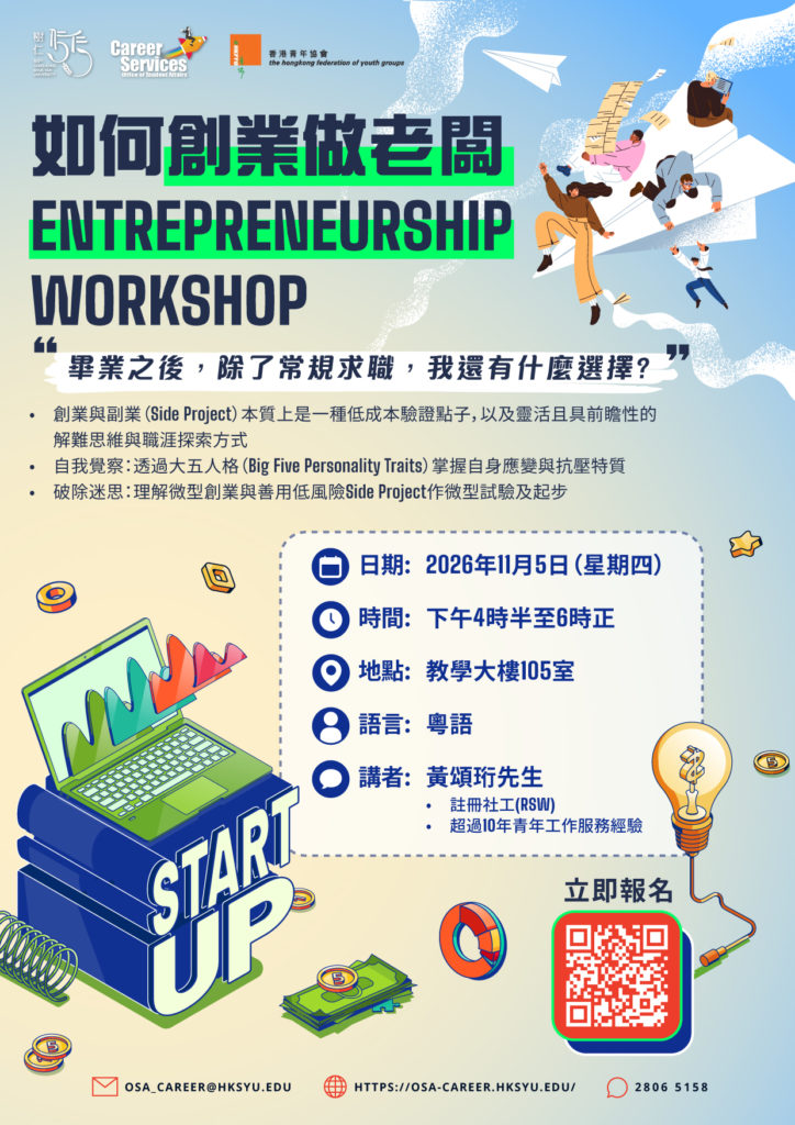 Entrepreneurship Workshop Poster
